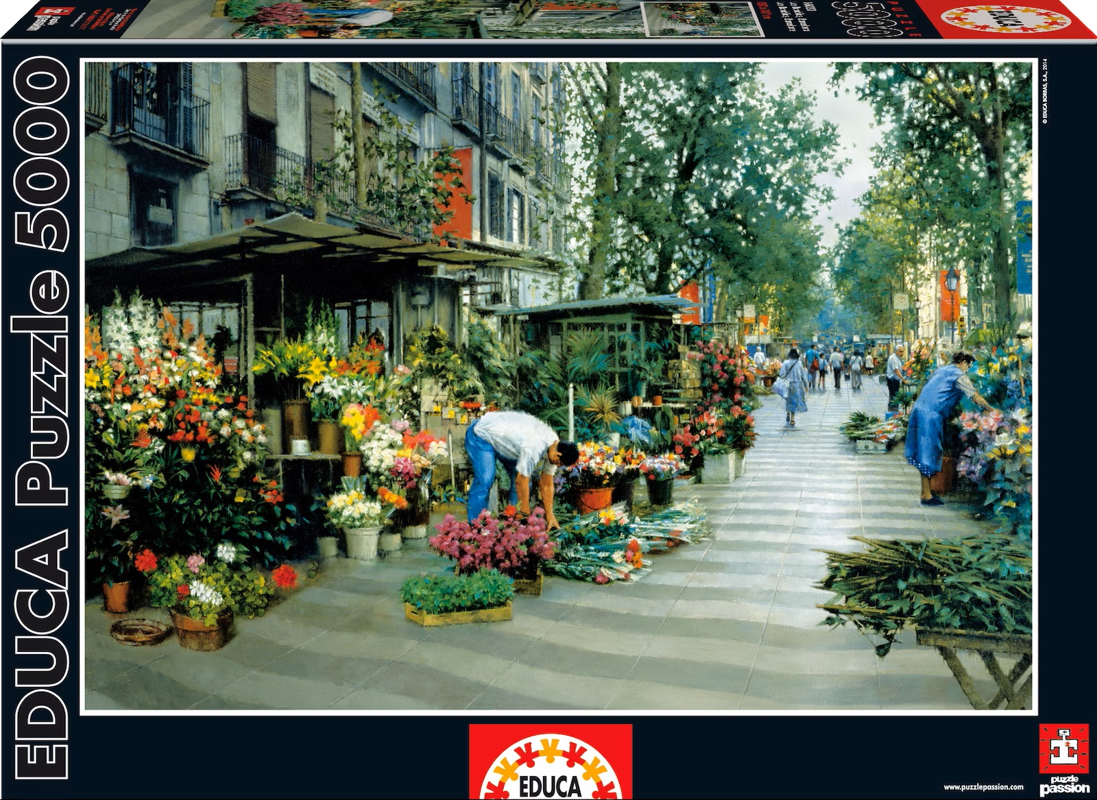 Puzzle 5000 Piezas Las Ramblas. Barcelona